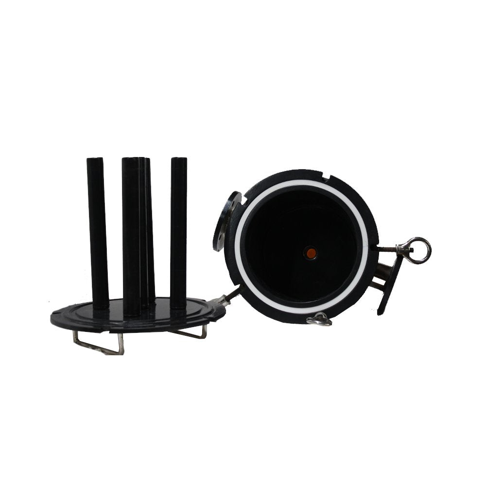 Magnetic filter with ETFE coating, base view