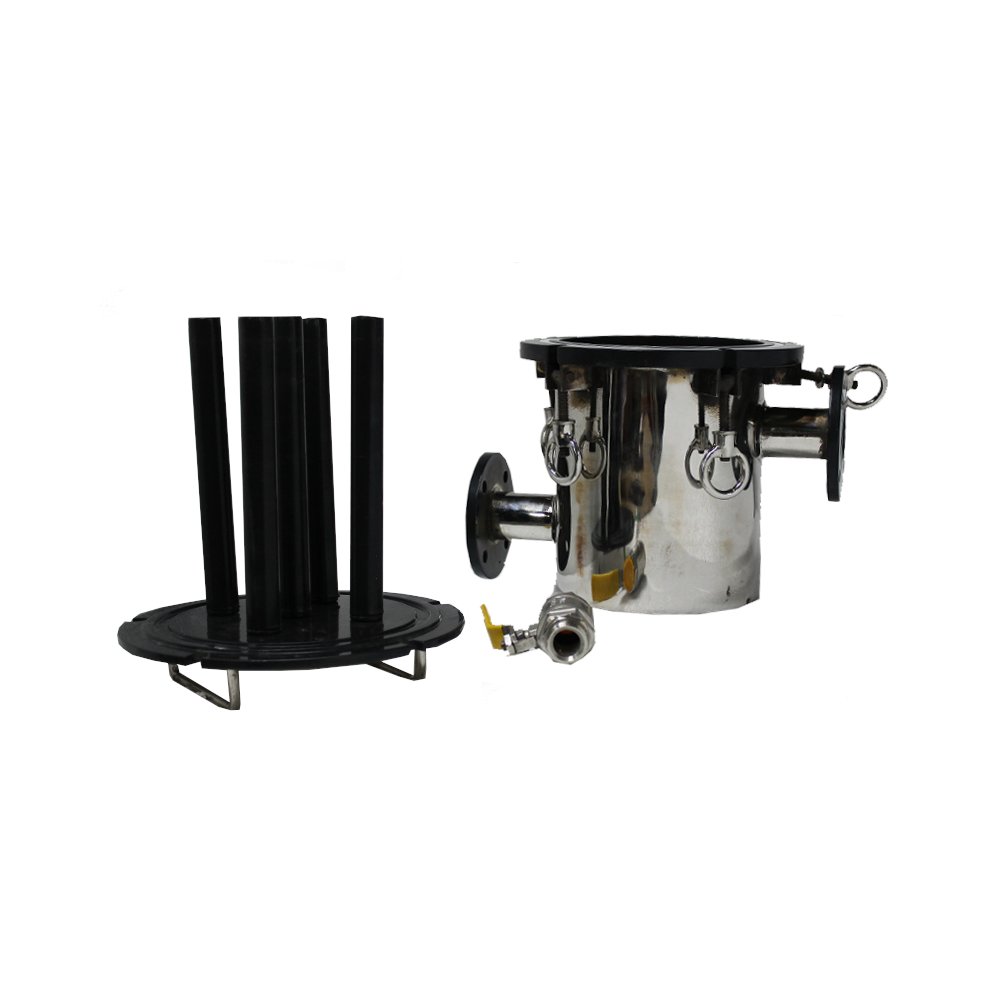 Magnetic filter with anti-static, food-grade ETFE coating