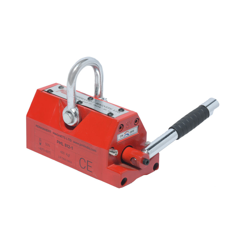 magnetic lifter model 812 with 400 kg lifting capacity side view