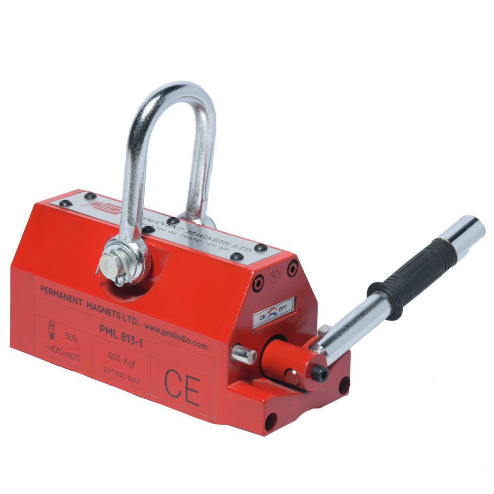 magnetic lifter model 813 with 600 kg lifting capacity side view