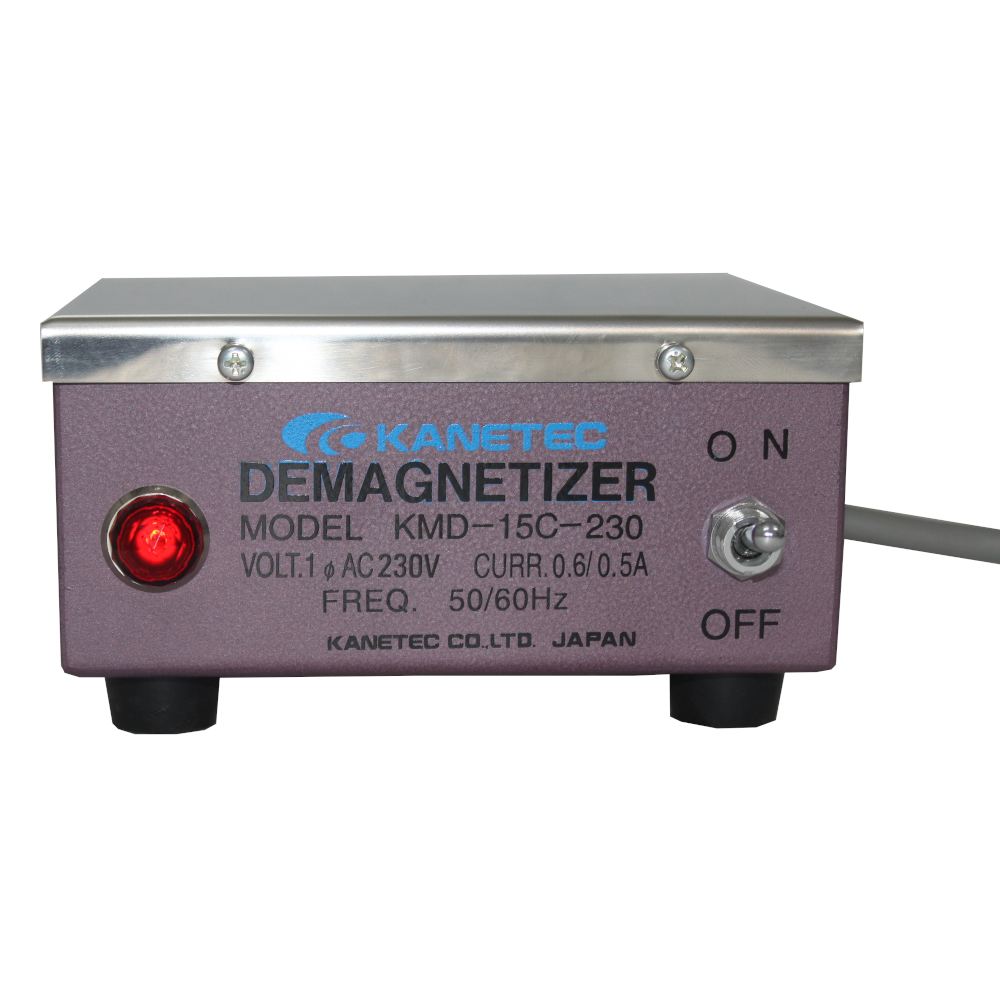 Kanetic KMD-15C Table Type Demagnetizer, powered on