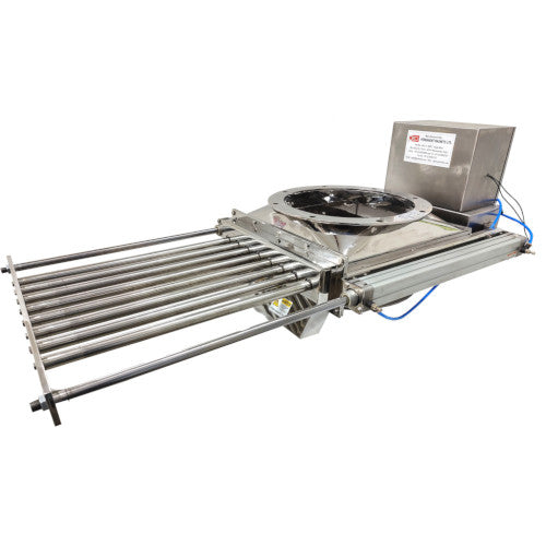 Self clean magnetic grill