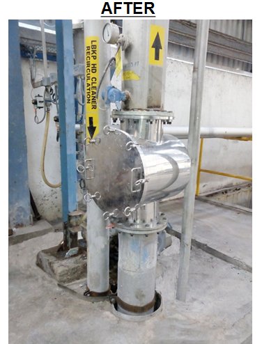Magnetic filter elements after cleaning