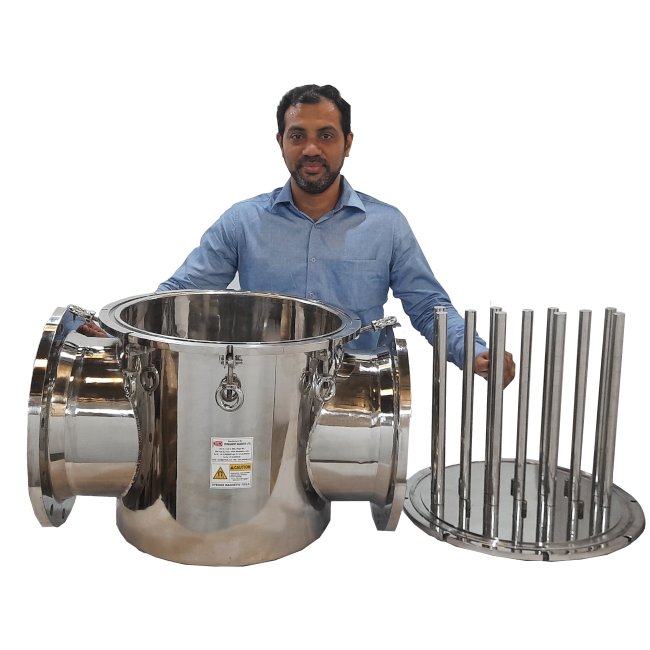 PML magnetic filter, large size for high-flow lines